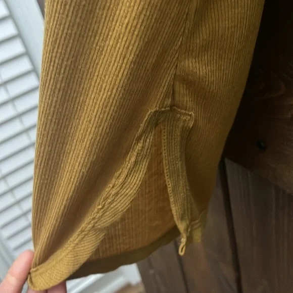 NWOT - Free People Lola Long Sleeve Mustard Colored Top Size XS P2P: 28 - Picture 13 of 15
